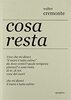 Copertina del libro Cosa resta 
